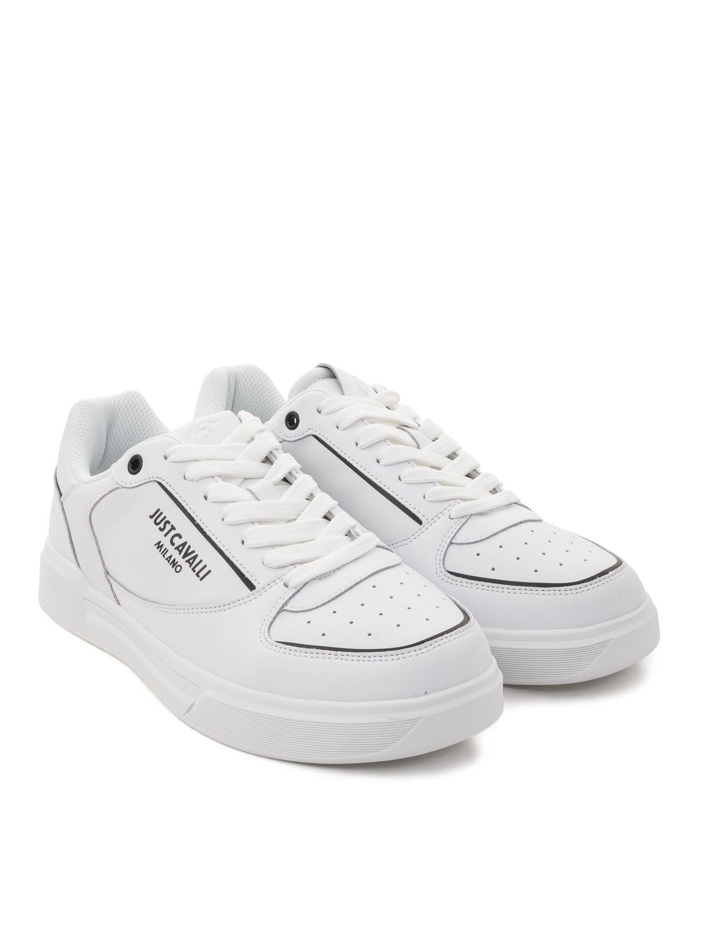 版画　PARIS  12 Sneakers barbati JUST CAVALLI 78QA3SB2 - Alb - JUST CAVALLI - IL PASSO