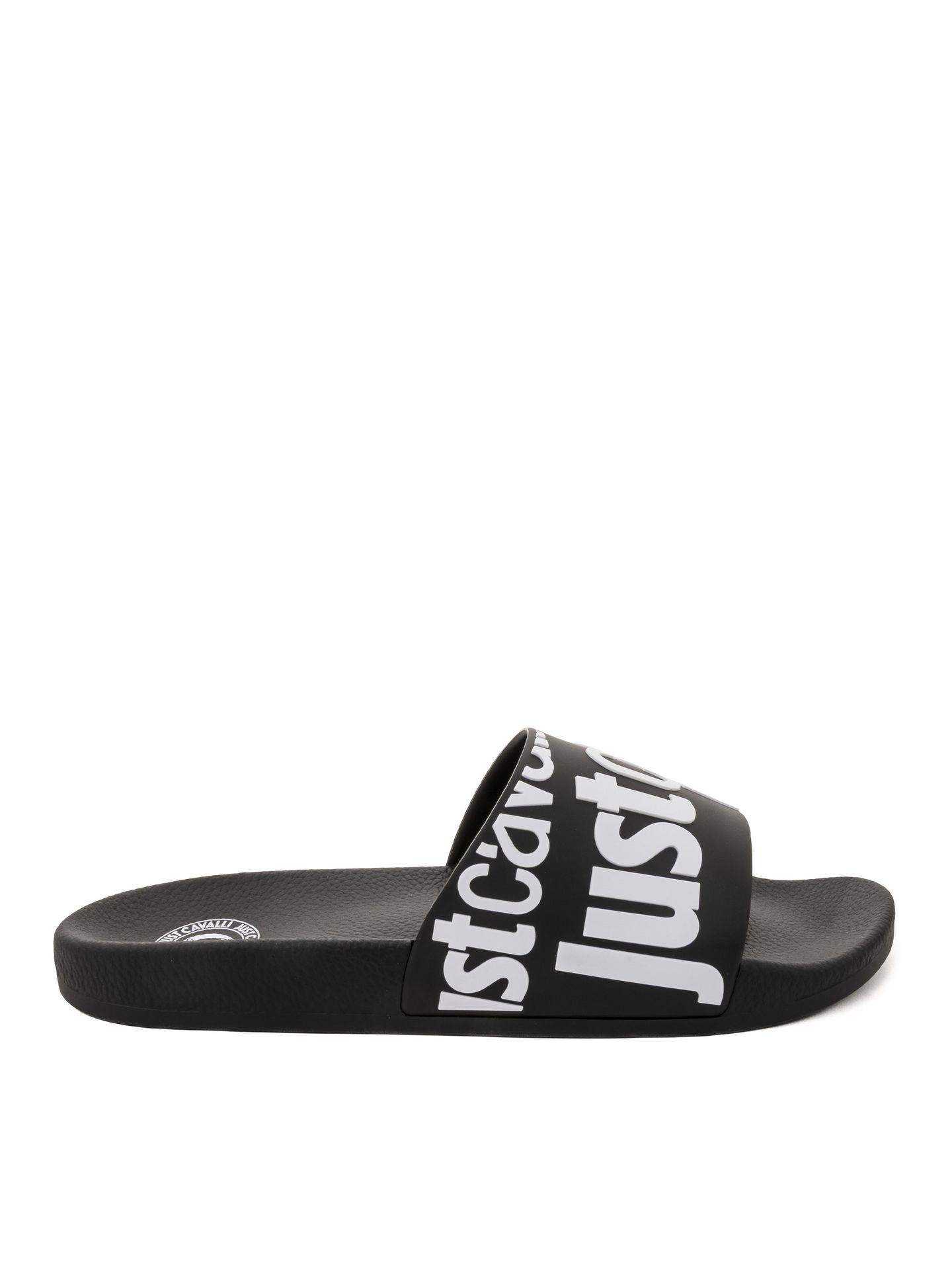 Papuci barbati JUST CAVALLI 78QA3SZ1 - Negru - JUST CAVALLI - IL PASSO
