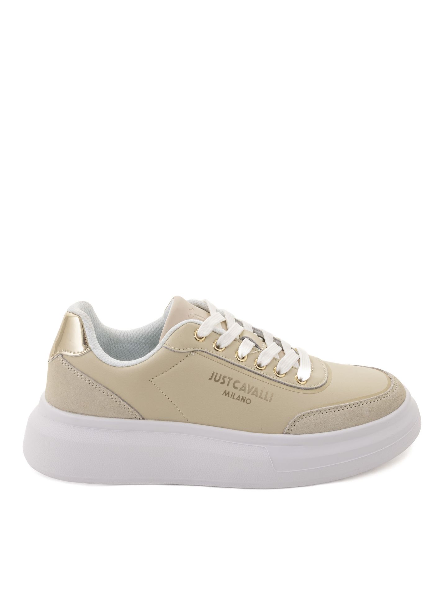 CV03 ④ Sneakers femei JUST CAVALLI 78RA3SB2 - Crem - JUST CAVALLI - IL PASSO