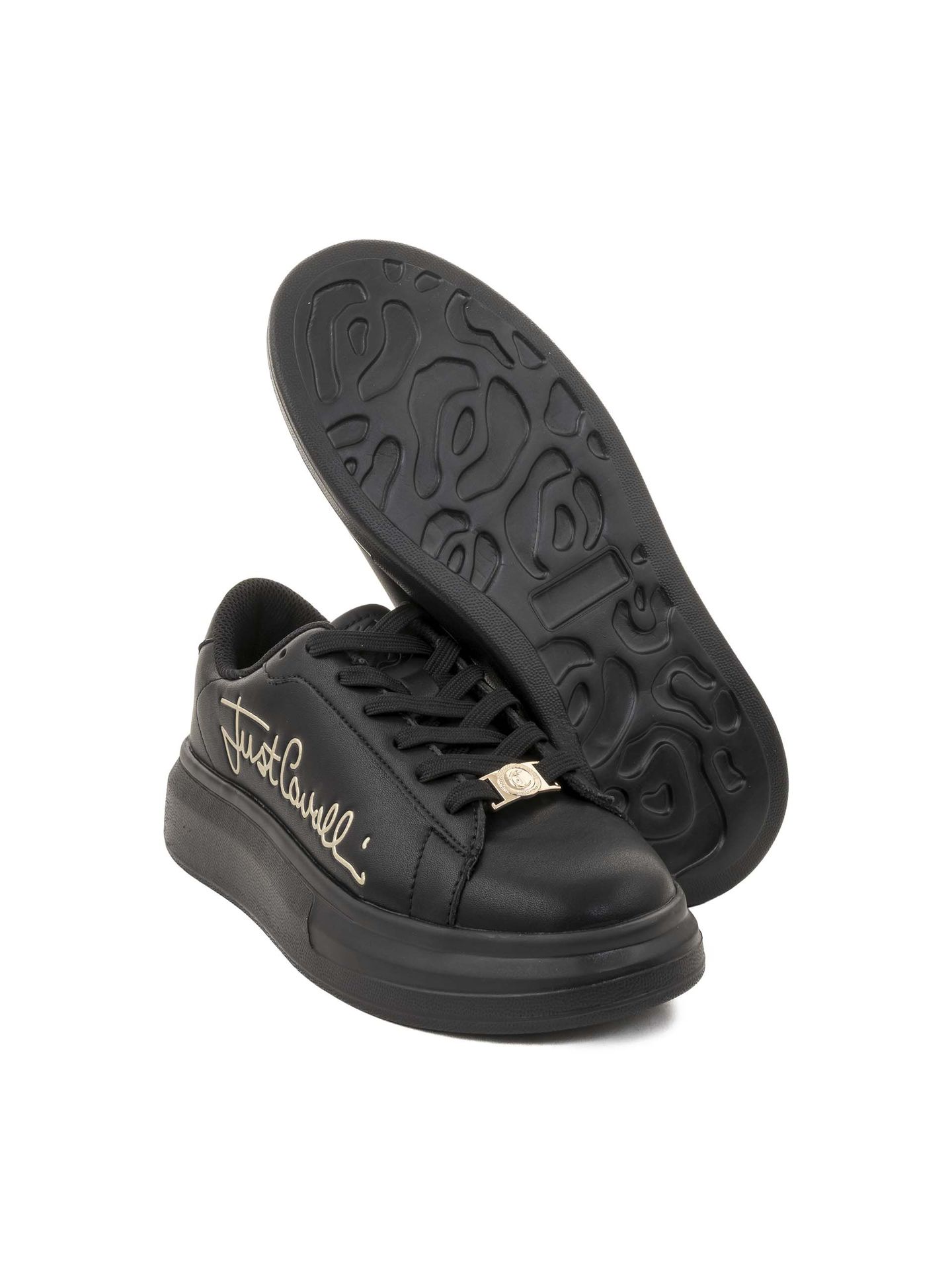 Sneakers femei JUST CAVALLI 78RA3SB3 - Negru - JUST CAVALLI