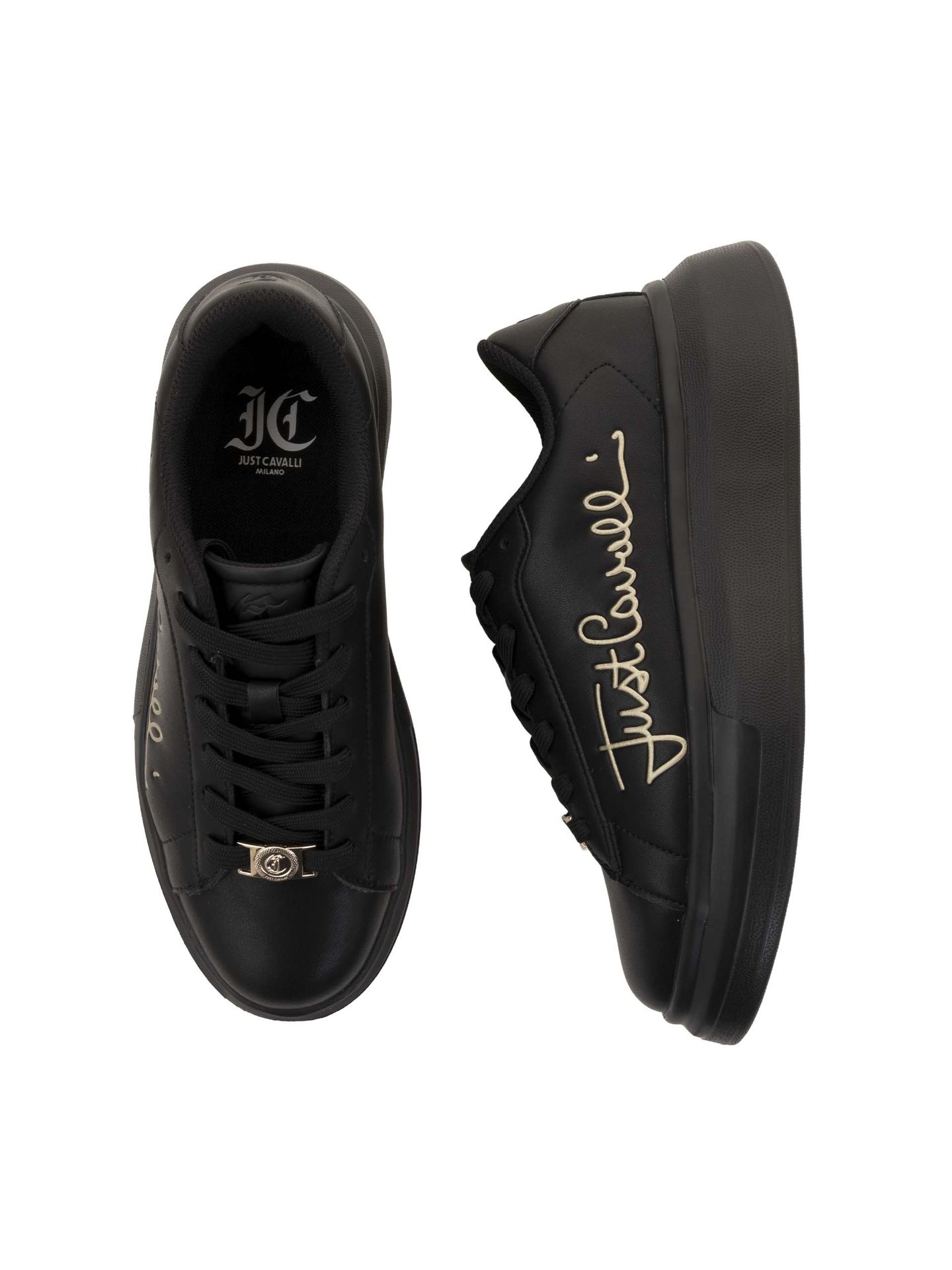 Sneakers femei JUST CAVALLI 78RA3SB3 - Negru - JUST CAVALLI