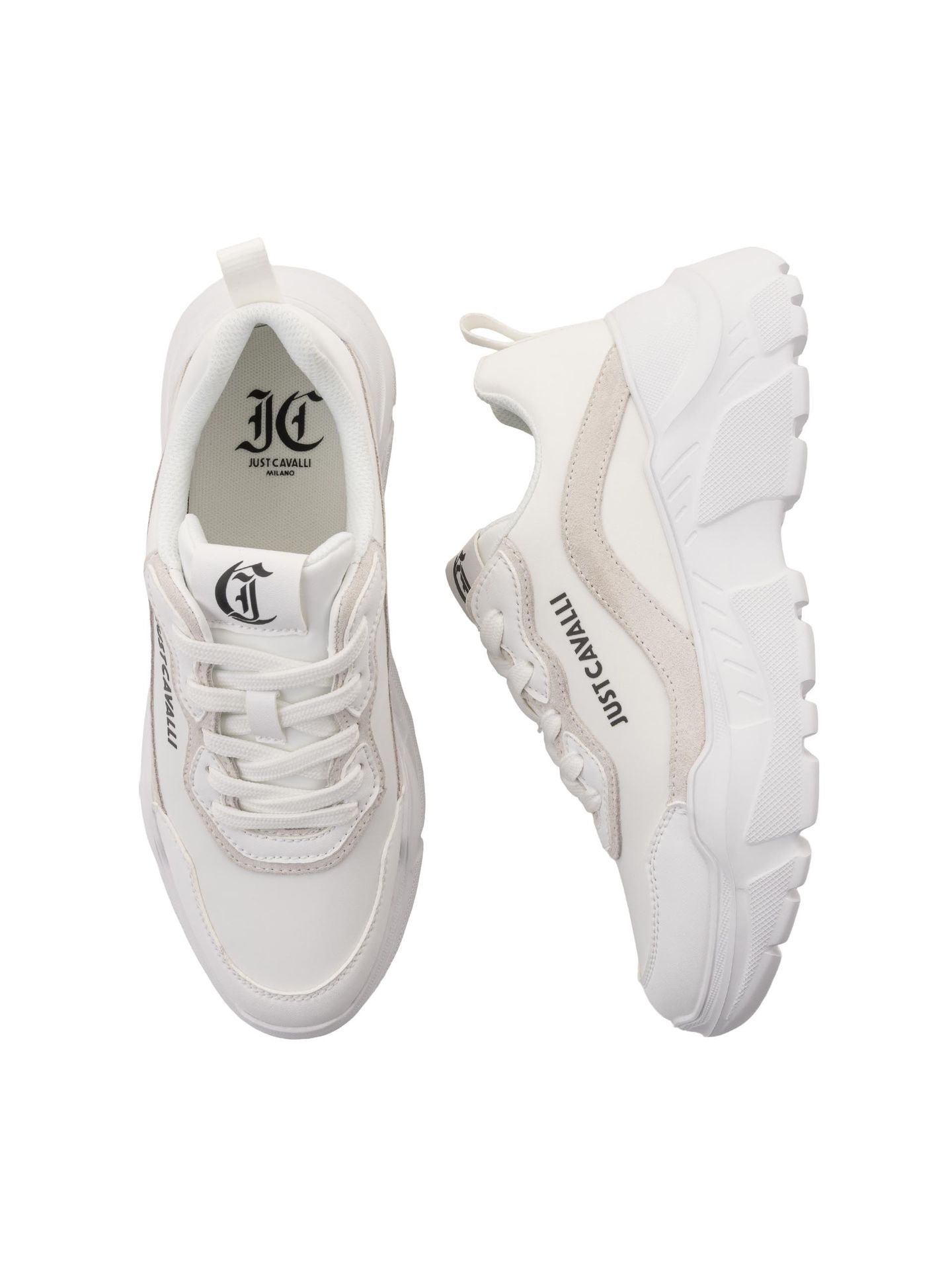 ★Belle★ Sneakers femei JUST CAVALLI 78RA3SL5 - Alb - JUST CAVALLI - IL PASSO