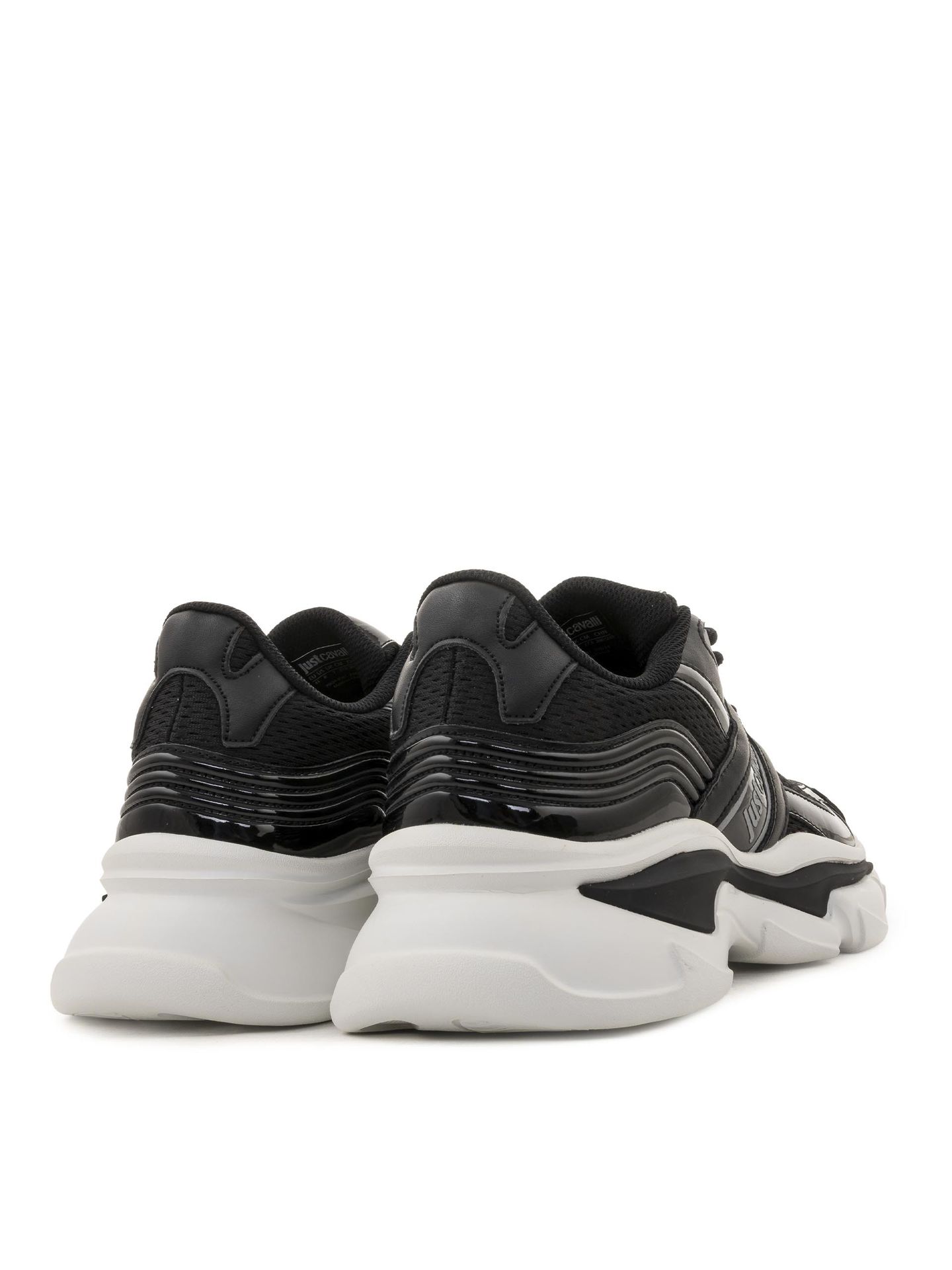Sneakers barbati JUST CAVALLI 79QA3SA1 - Negru - JUST CAVALLI - IL
