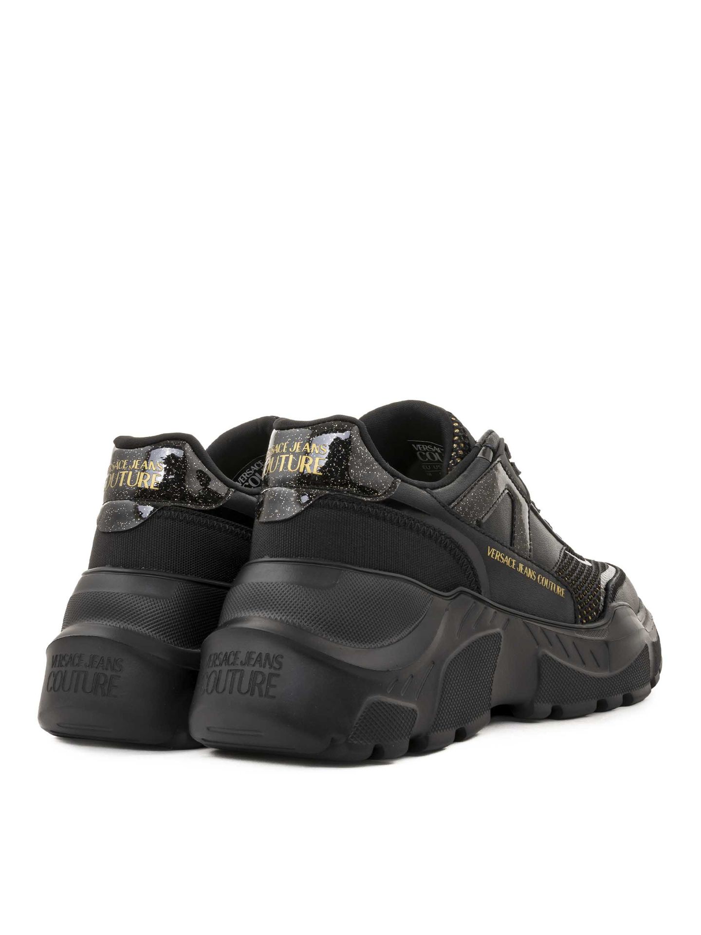 Sneakers femei VERSACE JEANS COUTURE 79VA3SC4 - Negru - VERSACE