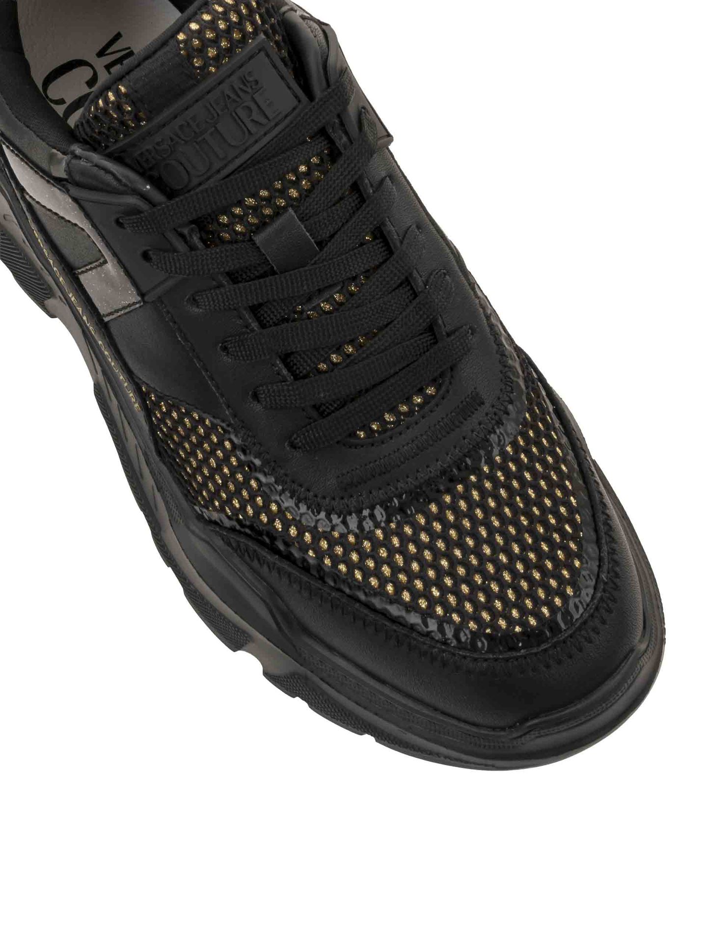 Sneakers femei VERSACE JEANS COUTURE 79VA3SC4 - Negru - VERSACE