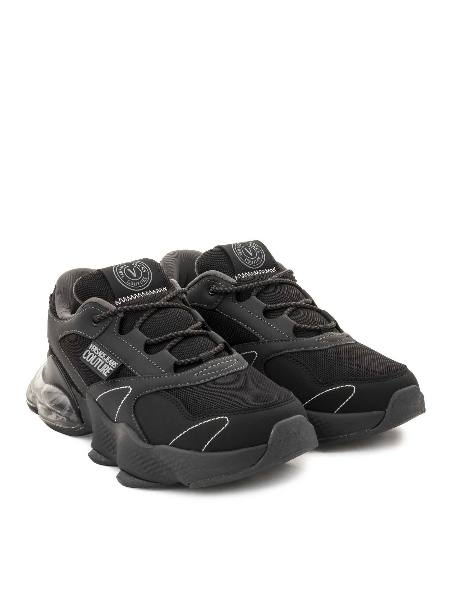 Sneakers barbati VERSACE JEANS COUTURE 79YA3SU3 - Negru - VERSACE