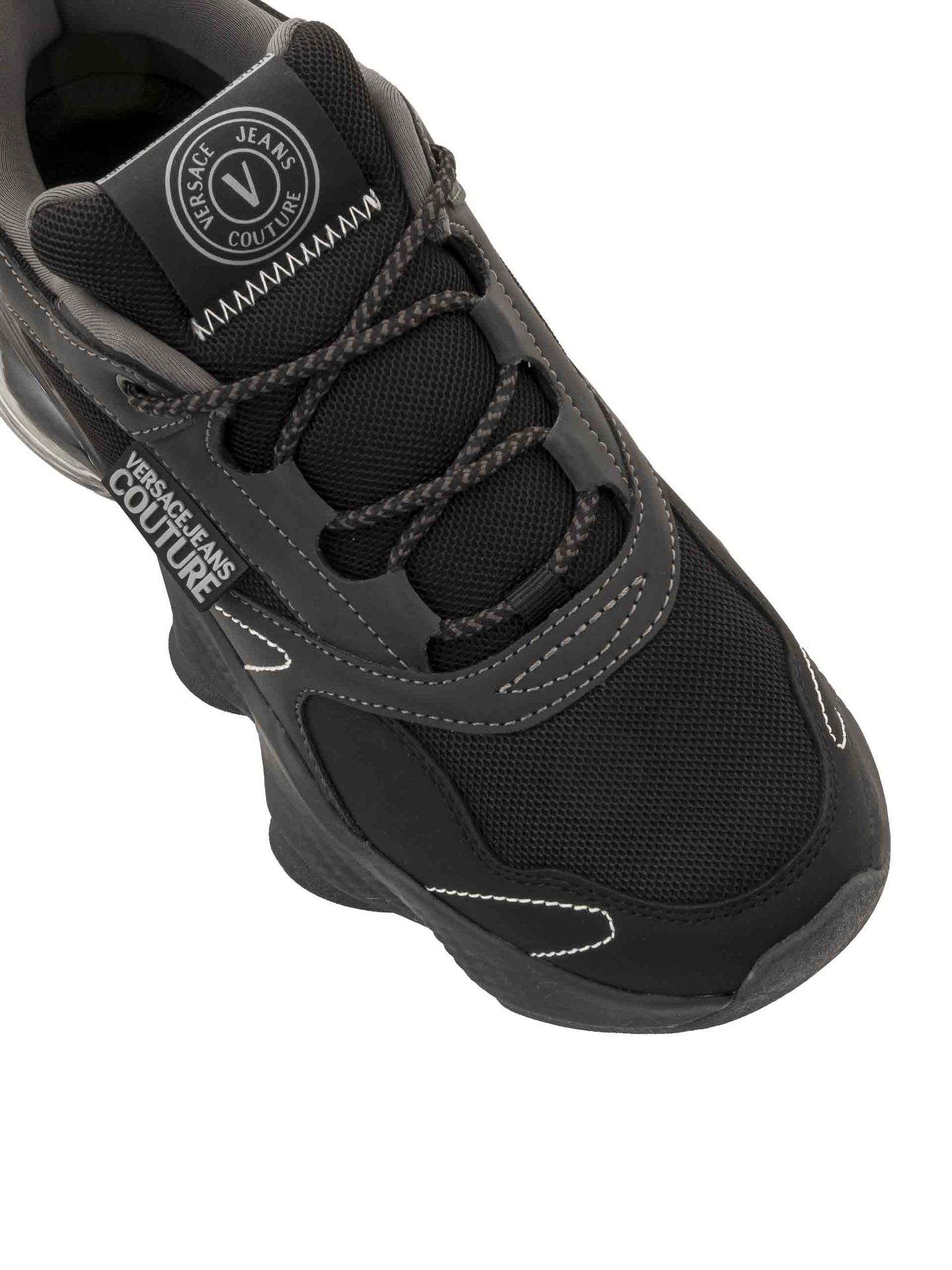 Sneakers barbati VERSACE JEANS COUTURE 79YA3SU3 - Negru - VERSACE