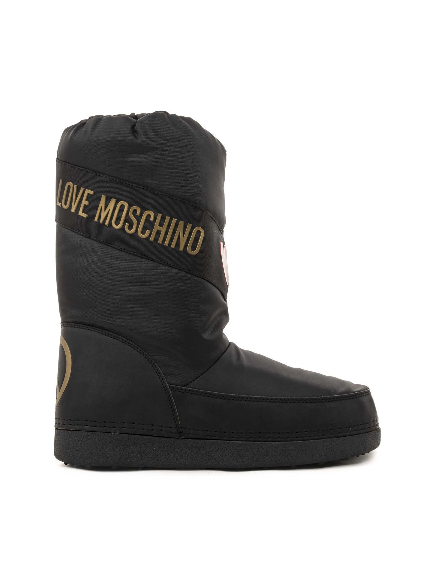 メルカニ子① Ghete femei LOVE MOSCHINO JA24032G1N - Negru Auriu - LOVE MOSCHINO