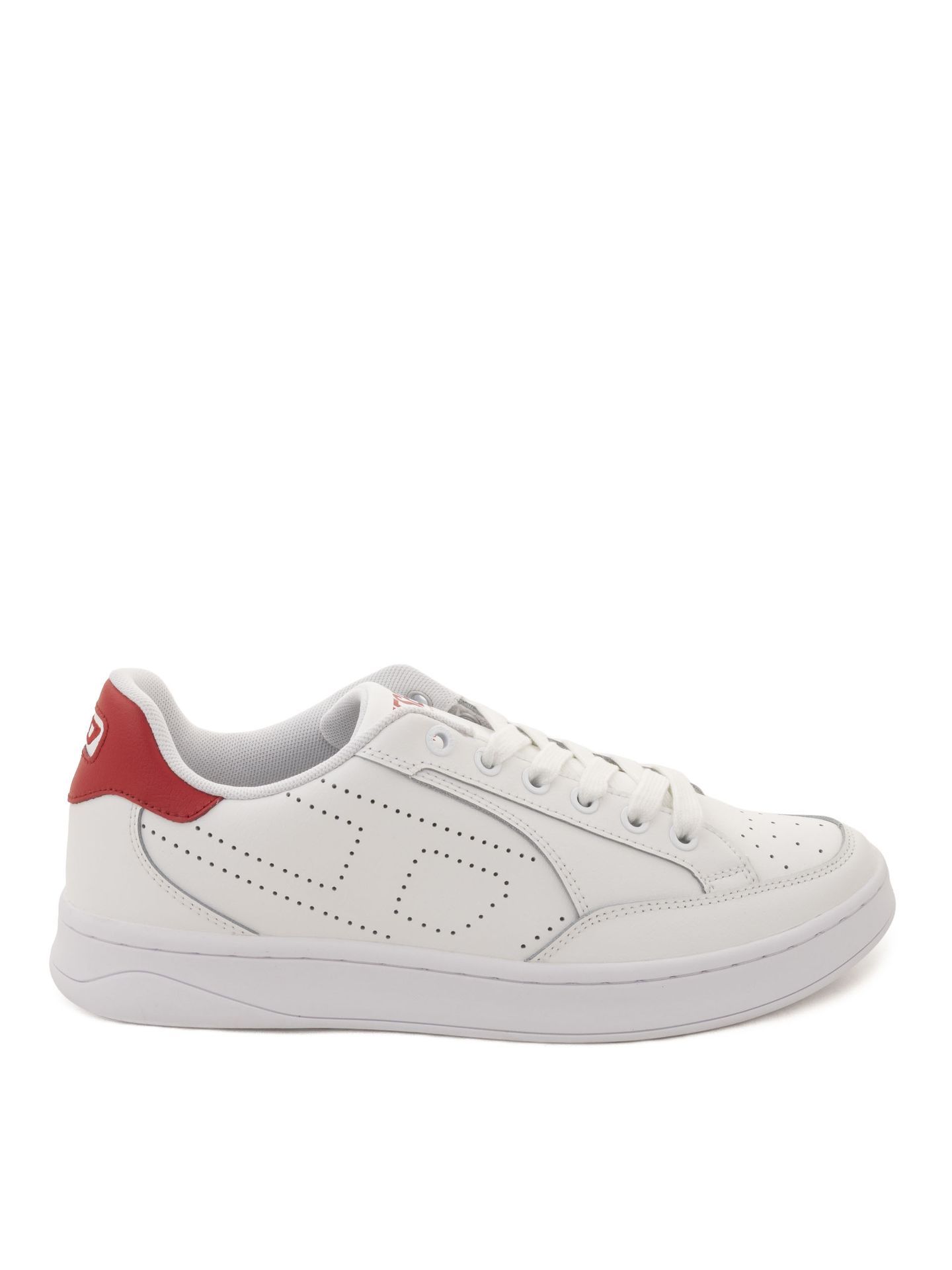 Sneakers barbati DIESEL S-DAKOTA LOW Y03595-P0476-HA672 - Alb Rosu