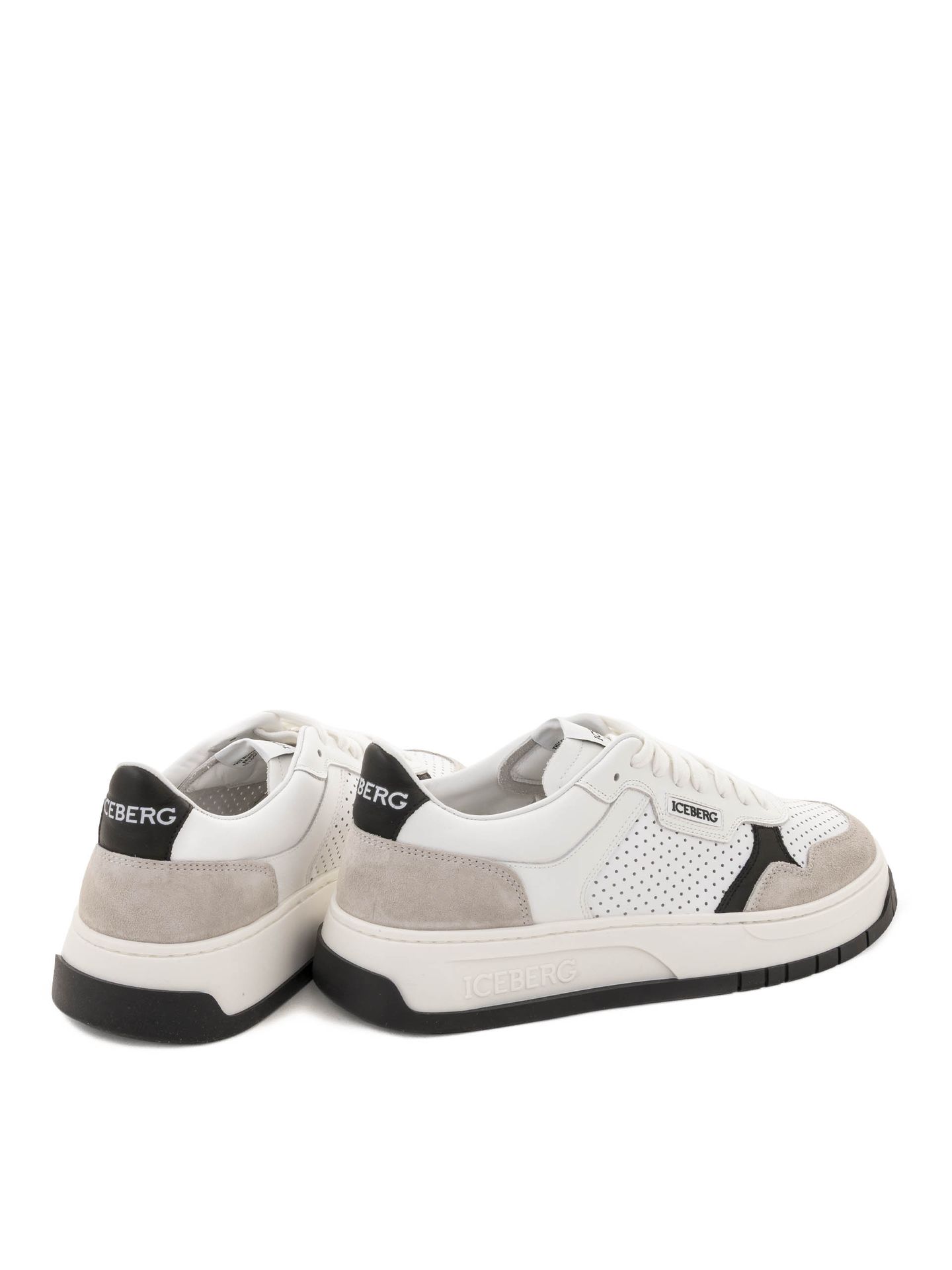 Sneakers barbati ICEBERG IU1751 - Alb Bej - ICEBERG - IL PASSO