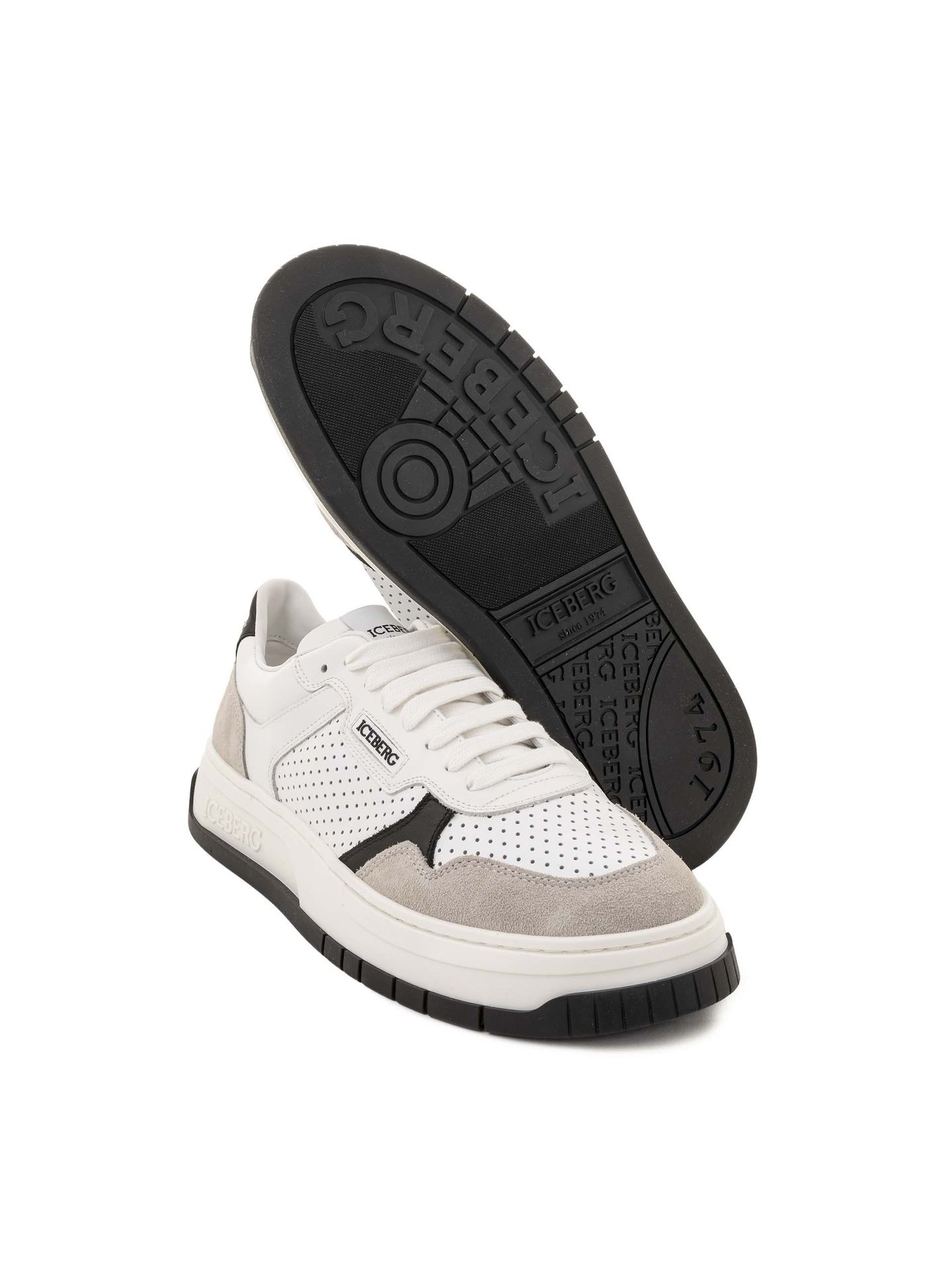 Sneakers barbati ICEBERG IU1751 - Alb Bej - ICEBERG - IL PASSO