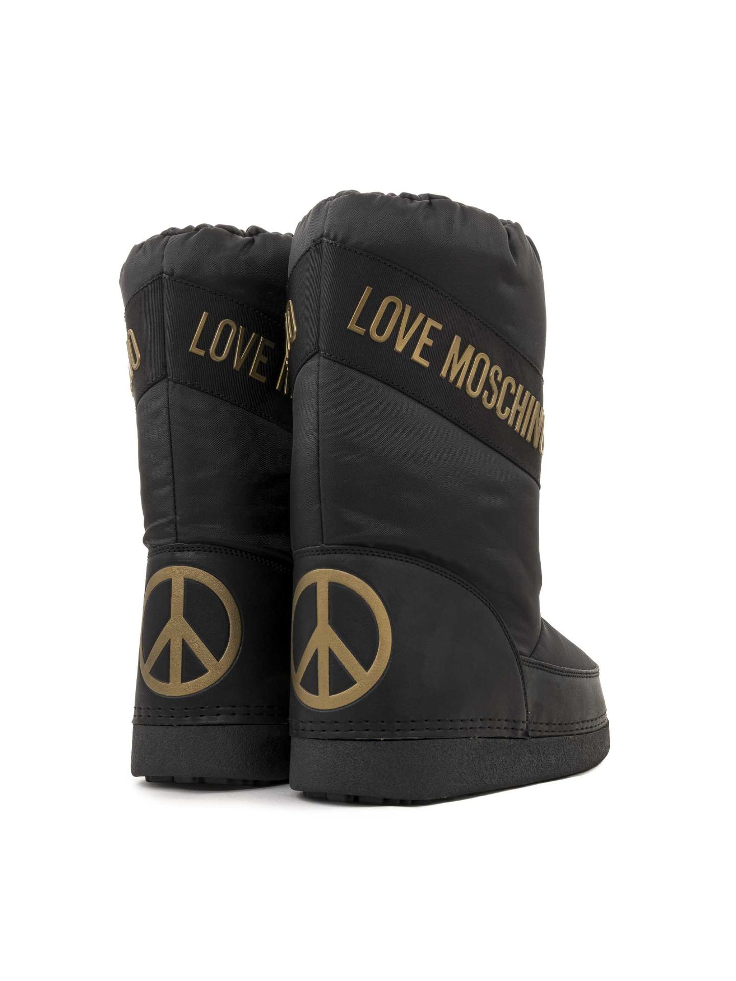 Ghete femei LOVE MOSCHINO JA24032G1N - Negru Auriu - LOVE MOSCHINO