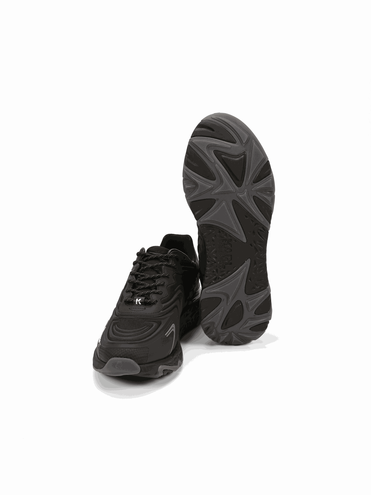 Sneakers barbati KARL LAGERFELD KL52414F - Negru - KARL LAGERFELD
