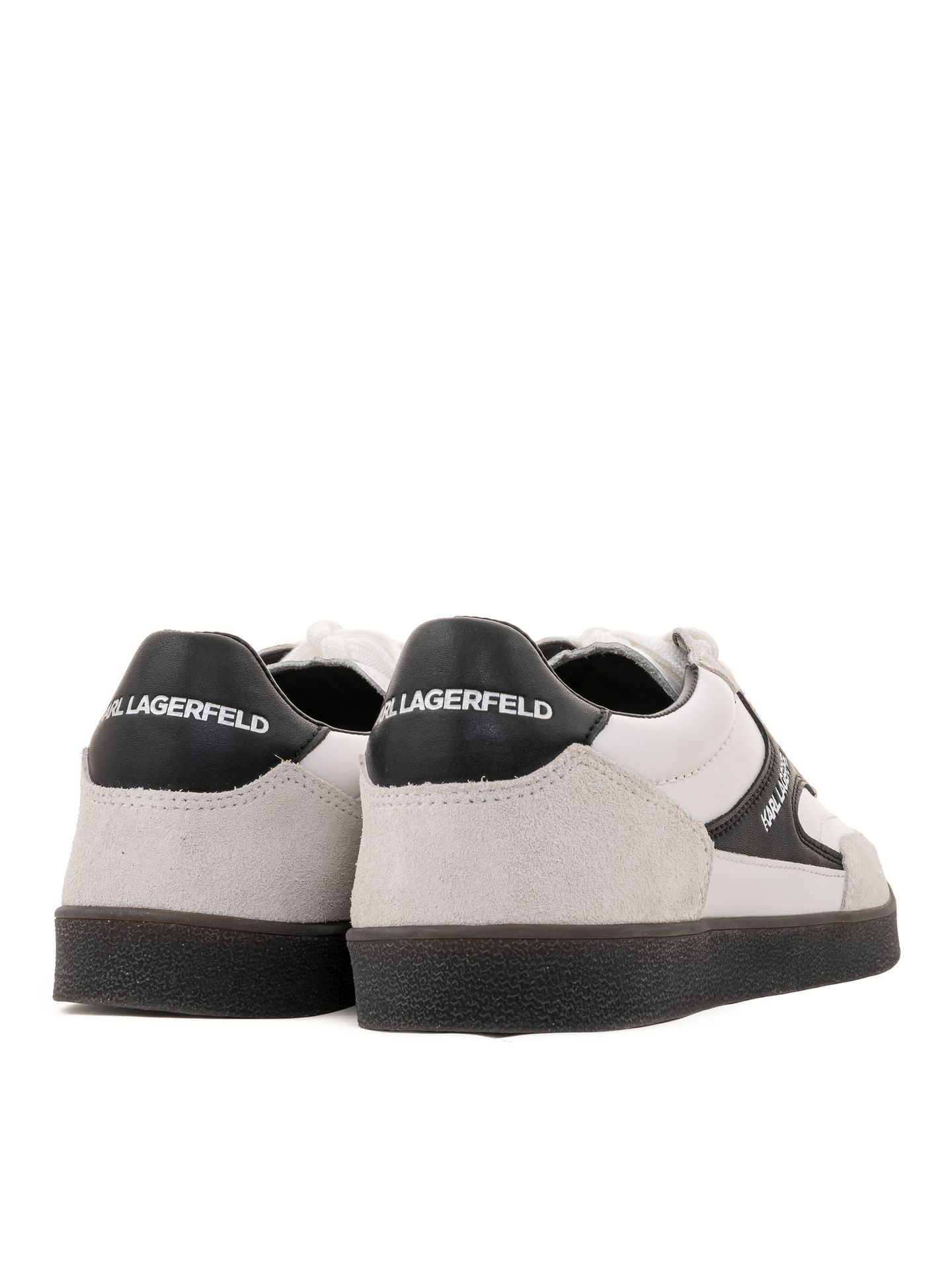 Sneakers barbati KARL LAGERFELD KL53855 - Crem Negru - KARL Sneakers barbati KARL LAGERFELD KL53855 - Crem Negru - KARL