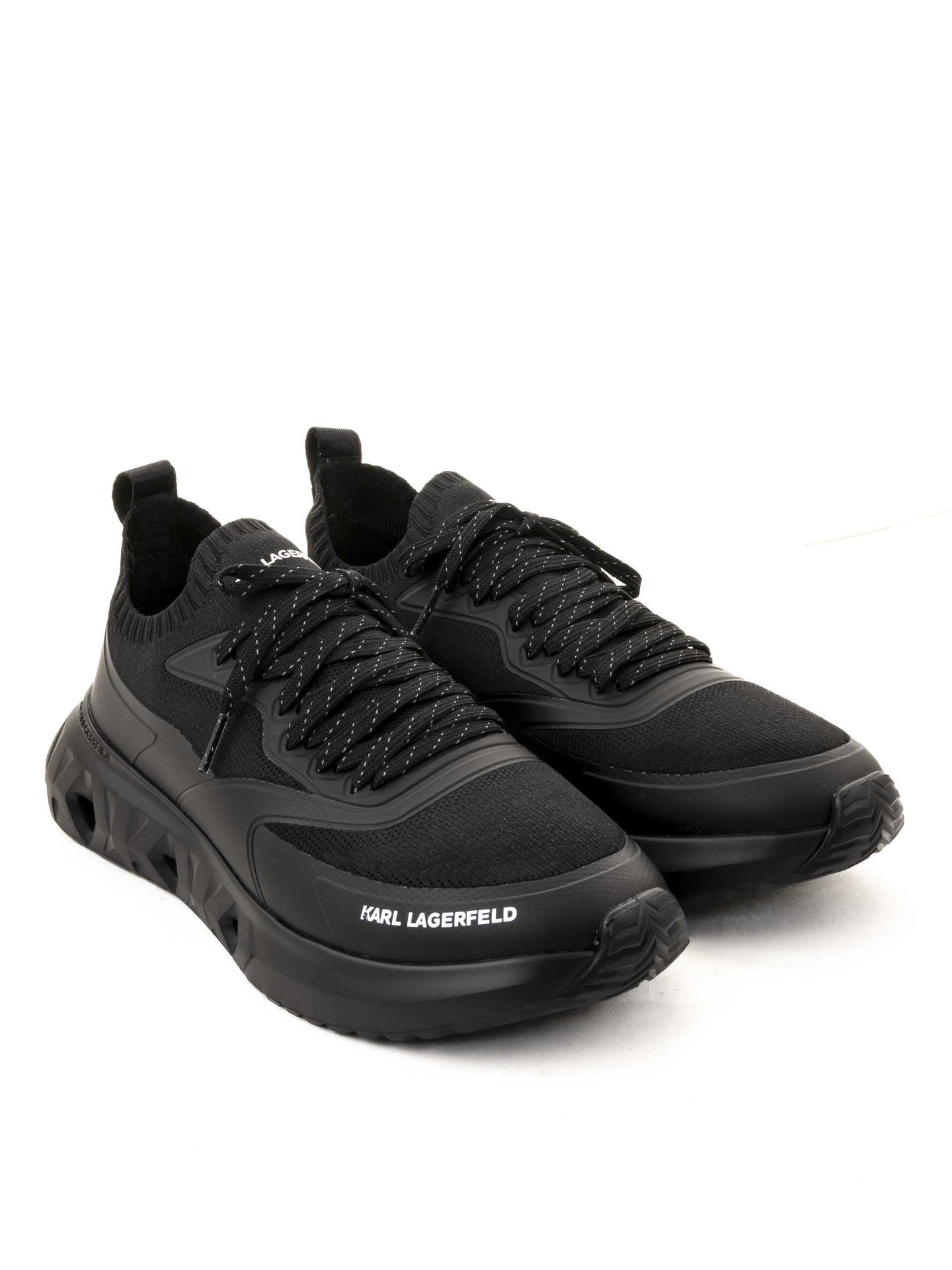 Sneakers barbati KARL LAGERFELD KL54616 - Negru - KARL LAGERFELD