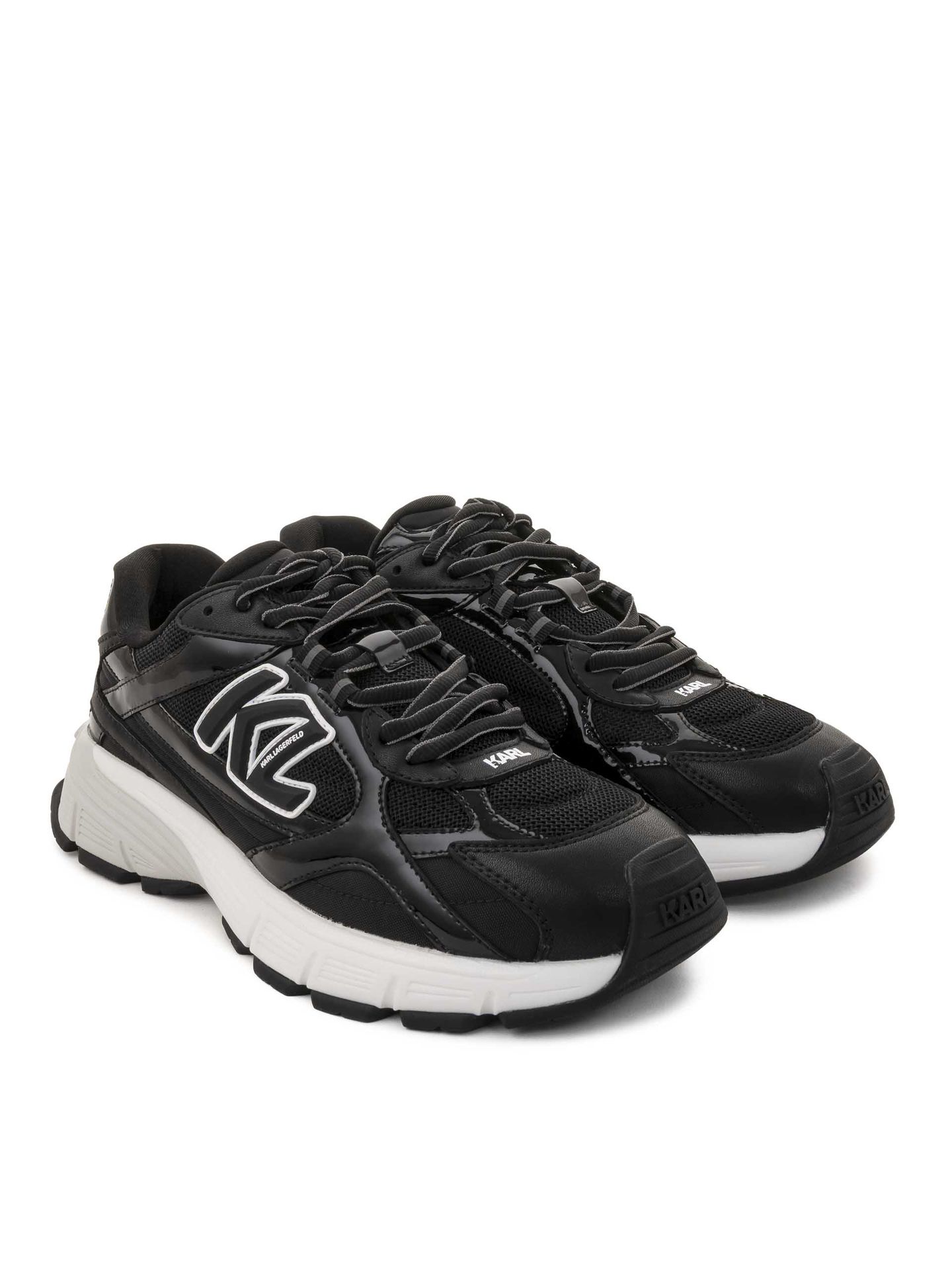 Sneakers barbati KARL LAGERFELD KL55525 - Negru - KARL LAGERFELD
