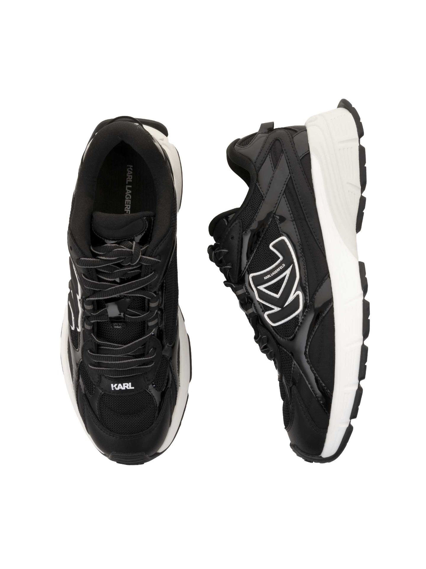 Sneakers barbati KARL LAGERFELD KL55525 - Negru - KARL LAGERFELD