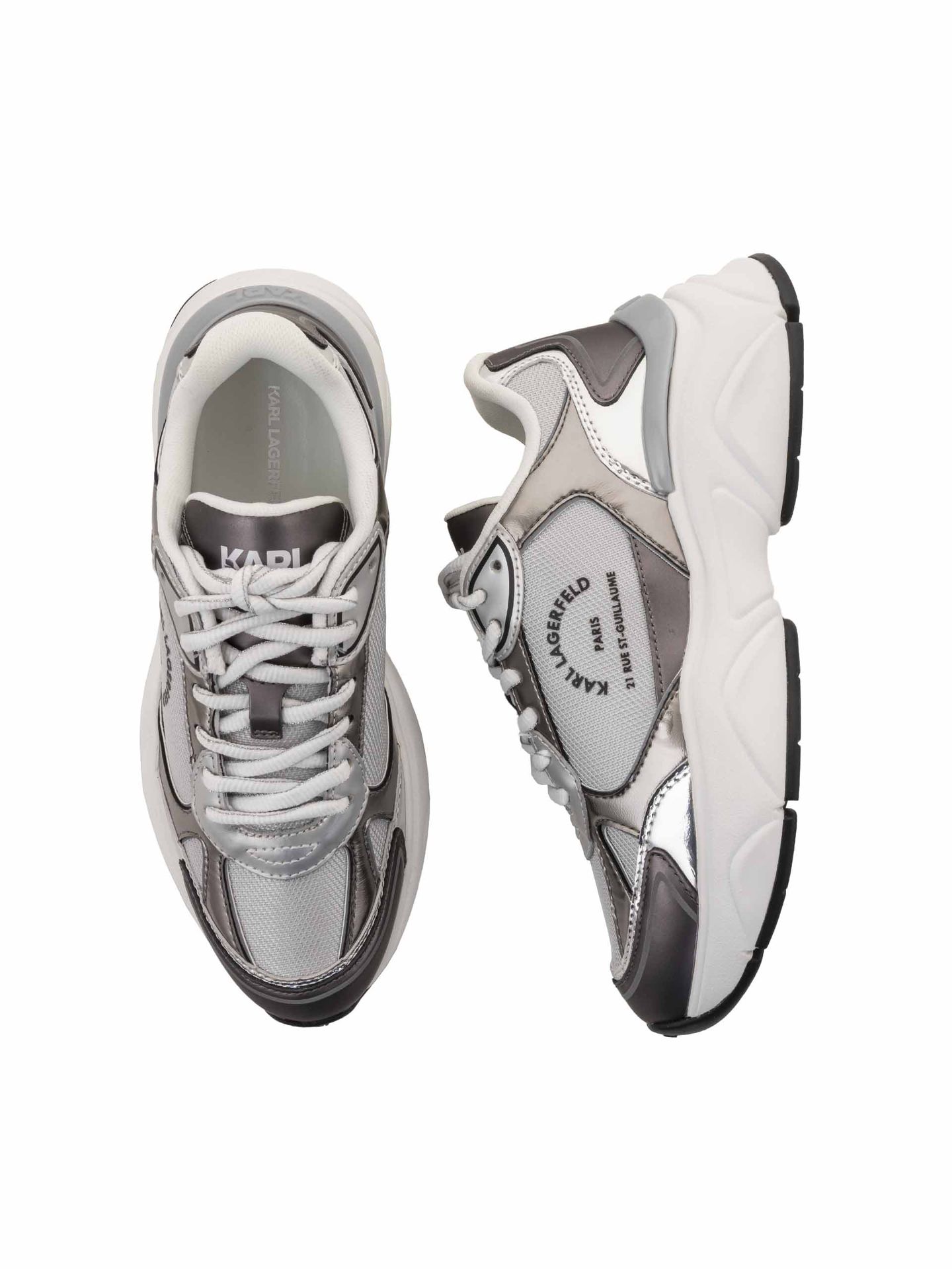 Sneakers femei KARL LAGERFELD KL65638 - Argintiu - KARL LAGERFELD