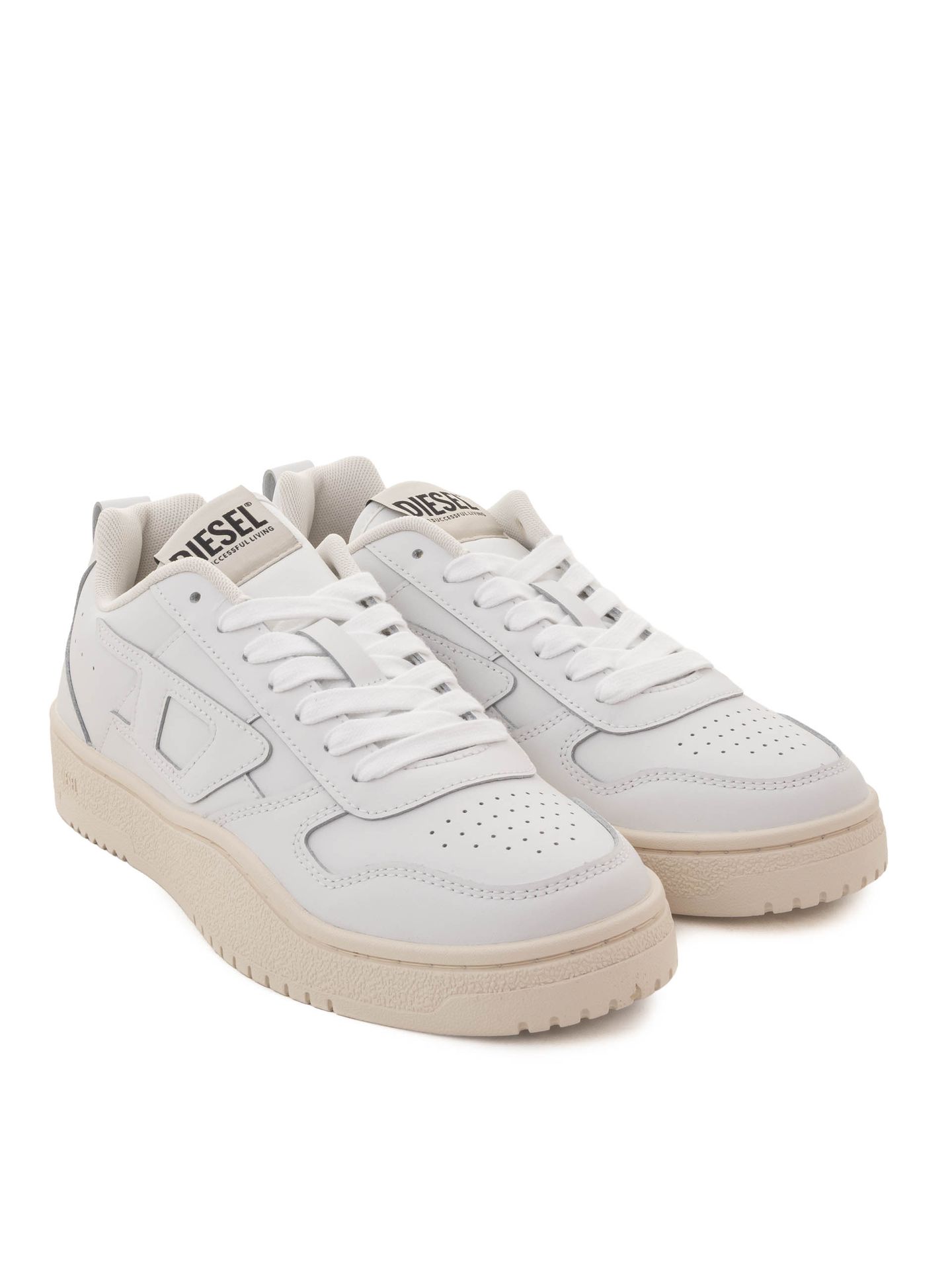 Sneakers barbati DIESEL S-UKIYO V2 LOW Y03363-P5576-T1015 - Crem