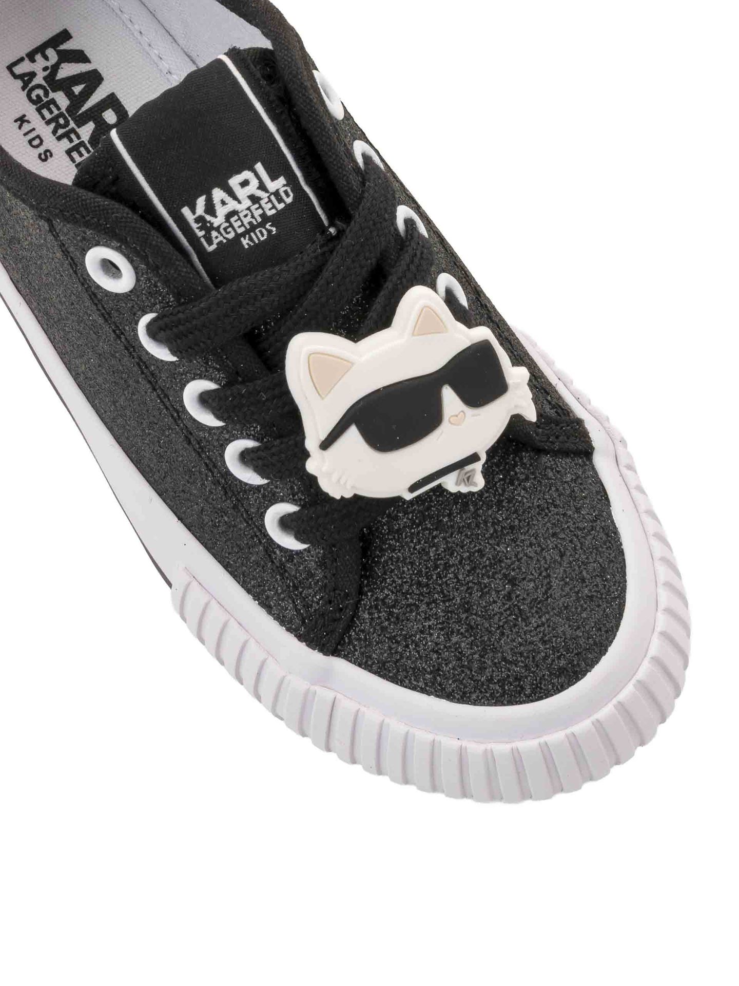 Sneakers copii KARL LAGERFELD Z30368 - Negru - KARL LAGERFELD - IL