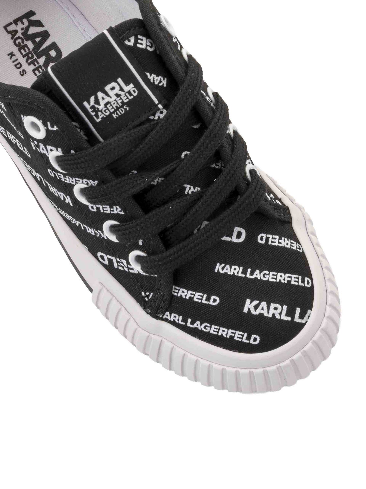 Sneakers copii KARL LAGERFELD Z30562 - Negru - KARL LAGERFELD - IL
