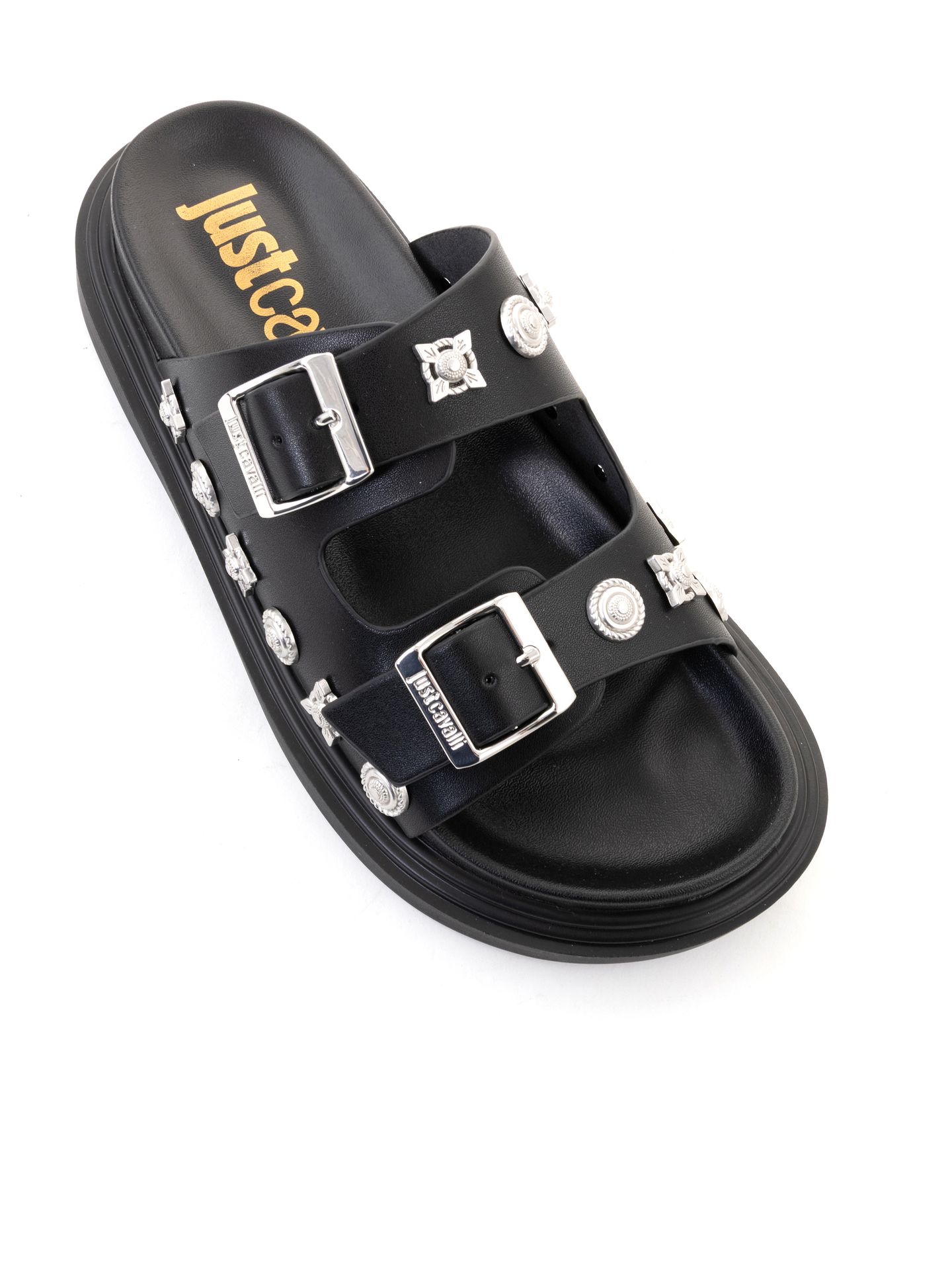 Papuci femei JUST CAVALLI 80RA3S92 - Negru - JUST CAVALLI - IL PASSO