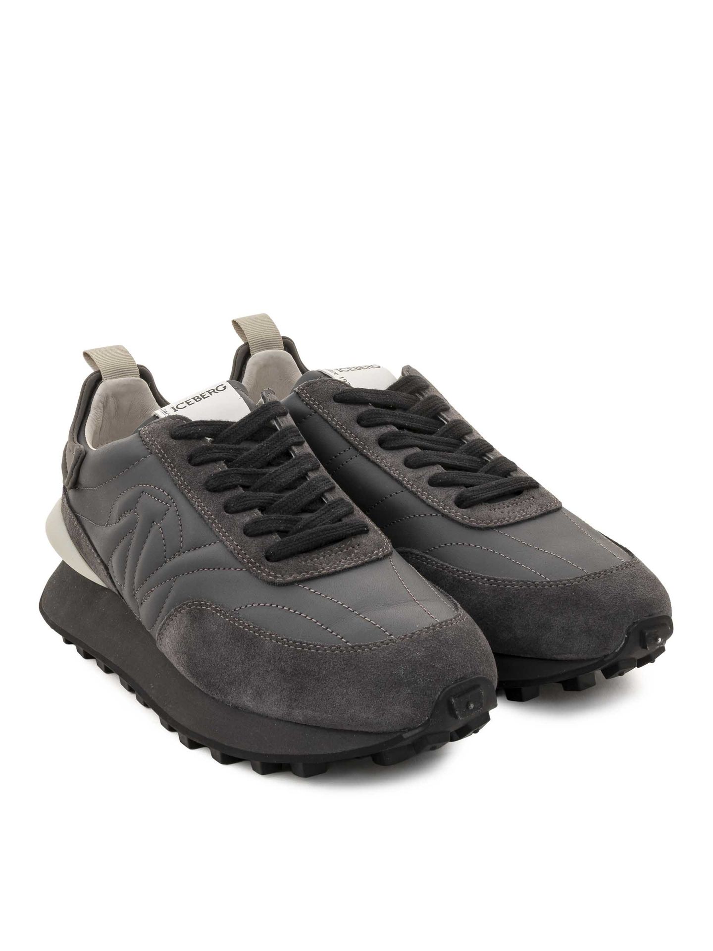 Sneakers barbati ICEBERG IU1810 - Gri - ICEBERG - IL PASSO