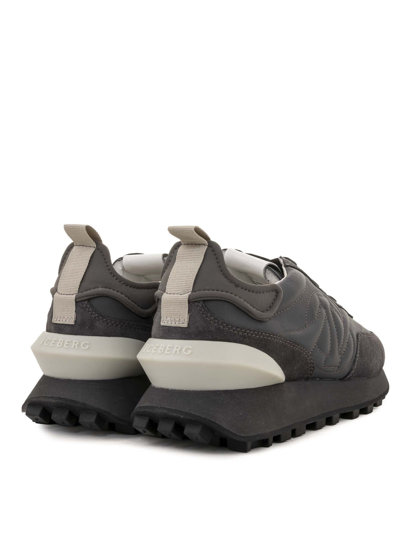 Sneakers barbati ICEBERG IU1810 - Gri - ICEBERG - IL PASSO
